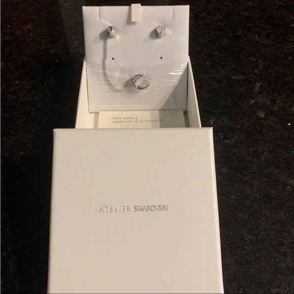 NEW Swarovski Atelier Earrings by Jean Paul Gaultier Designer Crystal Statement - Picture 2 of 8